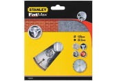 Stanley STA38107-XJ Disque diamant a bord segmenté pour le béton 125 x 22,2 mm