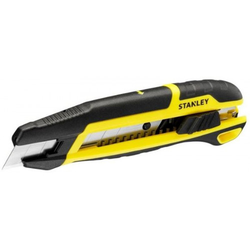 Stanley STHT10501-0 FatMax Cutter 18mm Quick Snap bi-matiere - bouton poussoir