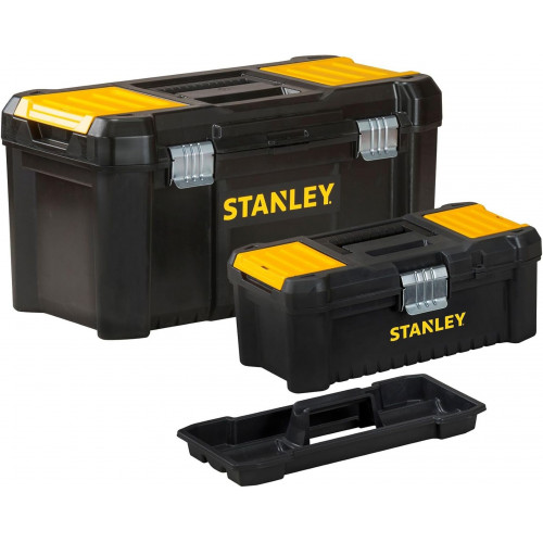 Stanley STST1-75772 Essential Lot de 2 boîtes a outils 19" + 12,5"