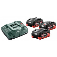 Metabo Basic-Set 18V 3 x LiHD 5,5 Ah 685074000