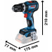 BOSCH GSB 18V-90 C Perceuses-visseuses a percussion sans fil (solo) 06019K6100