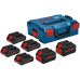 BOSCH 4 batteries ProCORE18V 4.0Ah + 2 batteries ProCORE18V 8.0Ah PROFESSIONAL 1600A02A2T