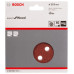 BOSCH Feuille abrasive C430, pack de 5 115 mm , 60 2608605104