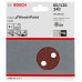 BOSCH Feuille abrasive C430, pack de 5 125 mm, 60/120/240 2608605112