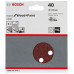 BOSCH Feuille abrasive C430, pack de 5 125 mm , 40 2608605640