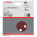 BOSCH Feuille abrasive C430, pack de 5 125 mm , 80 2608605642