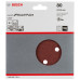 BOSCH Feuille abrasive C430, pack de 5 150 mm , 80 2608605718