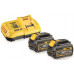 DeWALT DCK2055T2T Kit 18V/54V (DCG414 + DCD996 + 2 x 6,0Ah + DCB118 + 2 x TSTAK II)