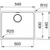Franke Mythos MYX 110-50 Évier, 540x440 mm, Inox 122.0626.397