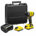 Stanley SFMCF820D2K FatMax V20 Clé a chocs a trois vitesses (1/4" (18V/2x2,0Ah), coffret