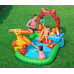 BESTWAY Jurassic Splash Aire de jeux aquatiques et pataugeoire, 242 x 140 x 137 cm 53160