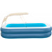 BESTWAY Summer Bliss Piscine familiale gonflable ombragée, 254 x 178 x 140 cm 54449