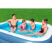 BESTWAY Summer Bliss Piscine familiale gonflable ombragée, 254 x 178 x 140 cm 54449