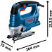 BOSCH GST 750 PROFESSIONAL Scie sauteuse 06015B4121