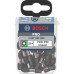 BOSCH Embout PRO Pozidriv Impact, PZ2, 25 mm, Présentoir, 10 x 25 pieces 2607002804