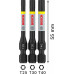 BOSCH Embouts PRO T Impact, T25, T30, T40, 55 mm, 3 pieces 2608521U55