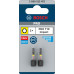 BOSCH Embout PRO Torx Impact, T10, 25 mm, 2 pieces 2608522472