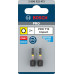 BOSCH Embout PRO Torx Impact, T15, 25 mm, 2 pieces 2608522473