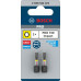 BOSCH Embout PRO Torx Impact, T20, 25 mm, 2 pieces 2608522474