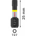 BOSCH Embout PRO Torx Impact, T27, 25 mm, 2 pieces 2608522476