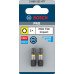 BOSCH Embout PRO Torx Impact, T30, 25 mm, 2 pieces 2608522477