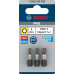 BOSCH Embouts PRO T Impact, T20 x 25, T25 x 25, T30 x 25 mm, 3 pieces 2608522479