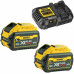 DeWALT DCK2016T2T Combo set 2 DCD999 + DCG418 + (18V/2x6.0Ah/Chargeur DCB115) T-stak box