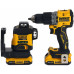 DeWALT DCK2095D2T Coffret de batterie (DCLE34031N + DCD805 + DCB115 + 2xDCB183) Tstak