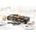 DOMO DO9189G Appareil a raclette 8 personnes, 1200W, Noir