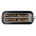 DOMO Grille-pain a fente longue, Pour 4 toasts DO967T