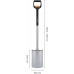 Fiskars Xact Beche de jardin télescopique 110,8–130 cm 1066733