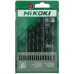 HiKOKI 780095 Coffret de 10 forets a métaux HSS-R DIN 338