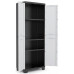 KIS LINEAR HAUTE Armoire de rangement 39x68x173cm gris/noir