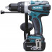 Makita DHP458RTJ Perceuse visseuse a percussion Li-ion, LXT, ( 2x5,0 Ah/18V) Makpac