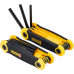 Stanley 2-69-267 Jeu de 17 clés pliables (1,5-8mm et 5/64"-1/4")