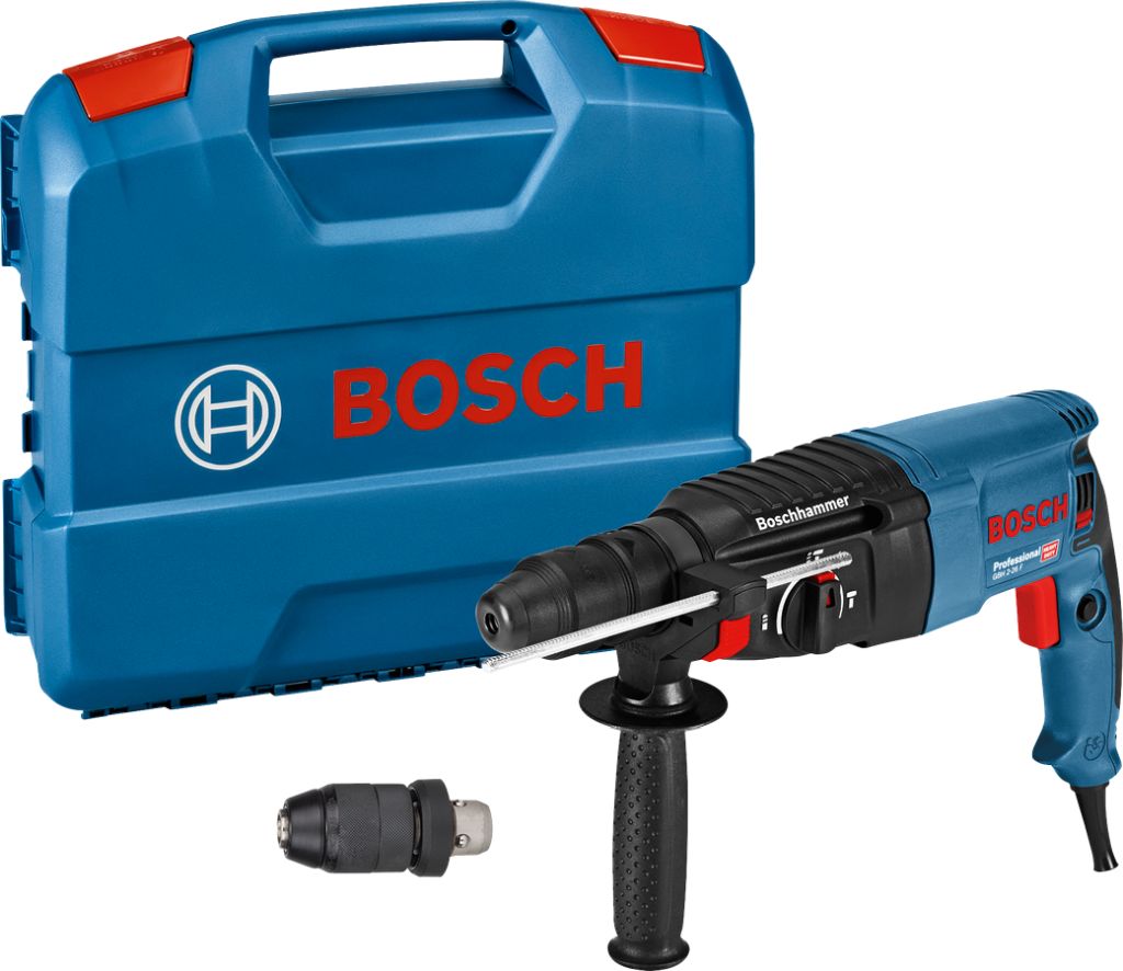 BOSCH Perfo GBH18V-21 + Visseuse GSR18V-28 plus 2x4Ah - 0615990M0R